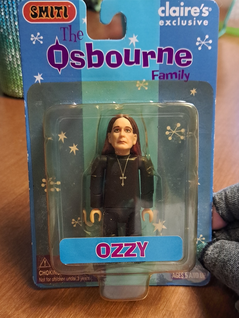 Claire's Ozzy Mini Figurine - Blue & Purple Packaging